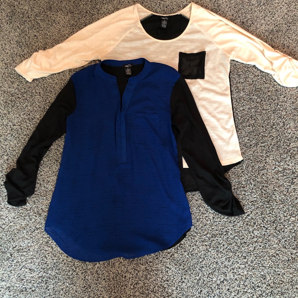 Rue 21 3/4 Sleeve Length Blouses!